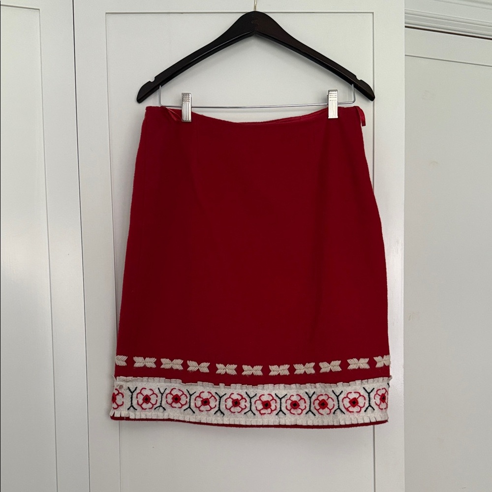 Sleeping on Snow Wool skirt size 10